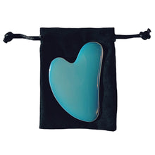 Load image into Gallery viewer, The best opalite gua sha de-puffing beauty tool.